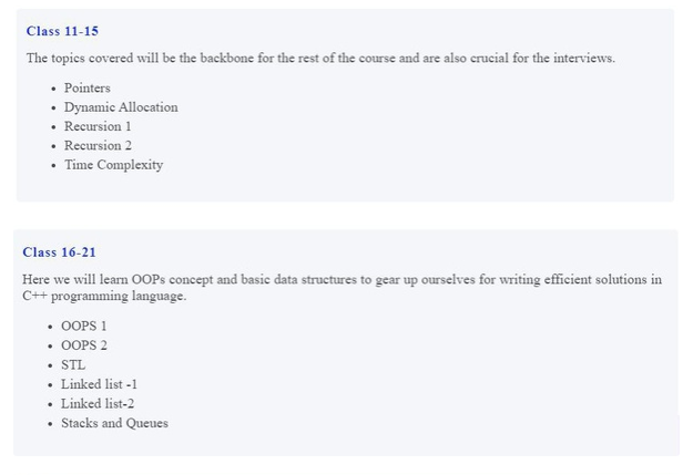 c++ syllabus